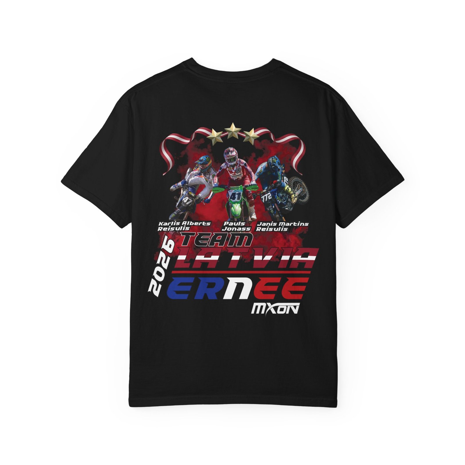 Latvia MXoN 2026 - Three Riders Fan T-Shirt
