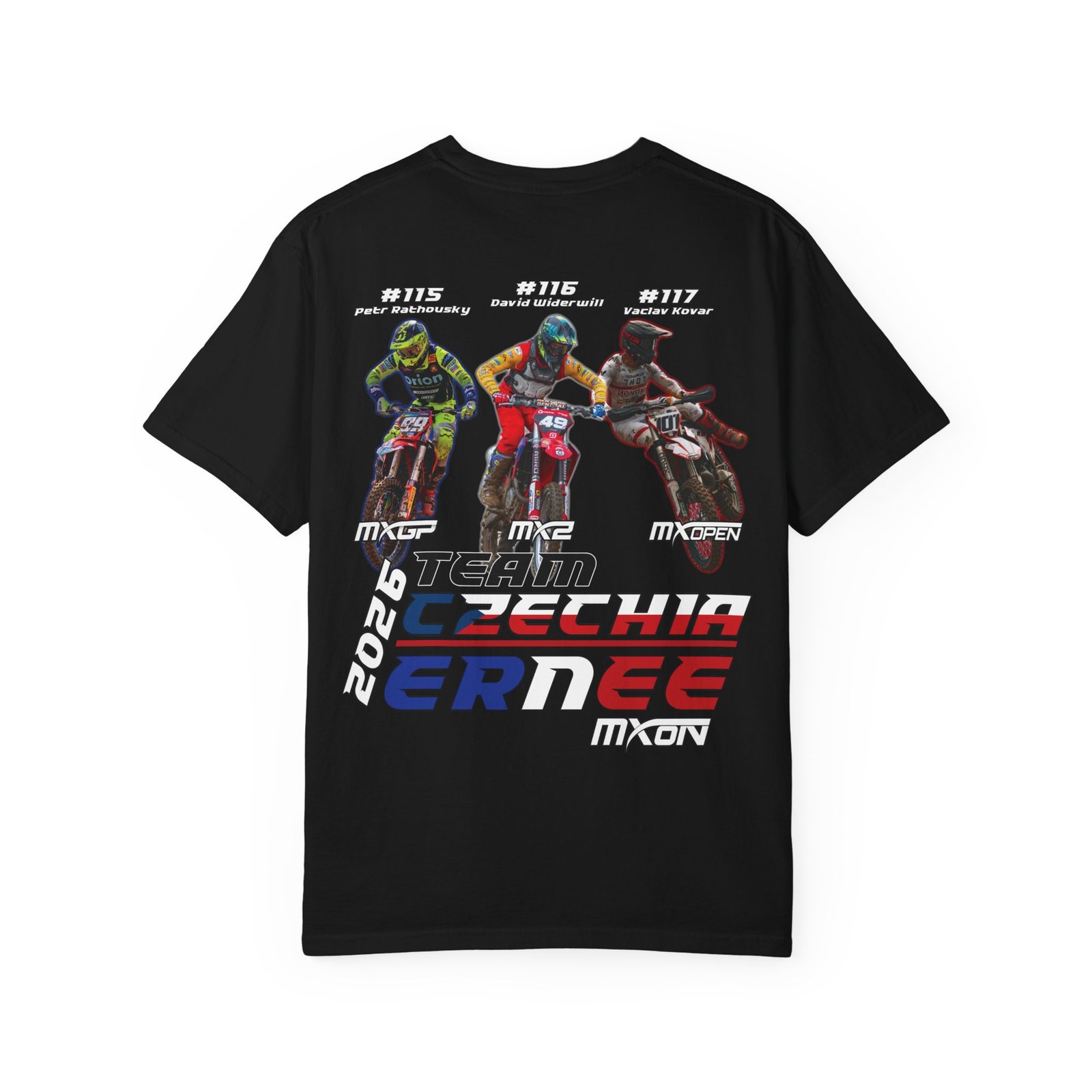 Czechia MXoN 2026 - Three Riders Fan T-Shirt